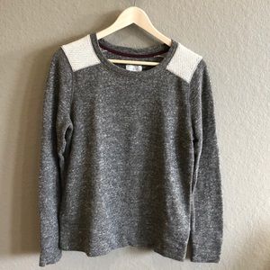 Heather grey sweatshirt